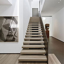 Wooden Floating Staircase Design PR-F03
