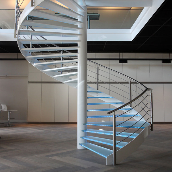 Beautiful Mirror Polished Spiral Staircase PR-S23