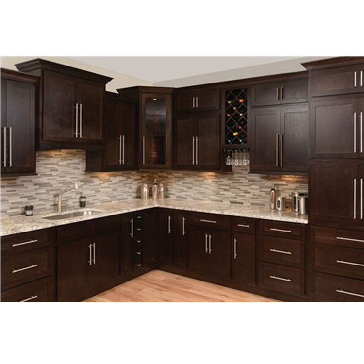 Prima Indoor kitchen cabinet Handles And Knobs Pvc Solid Wood Kitchen Cabinets 