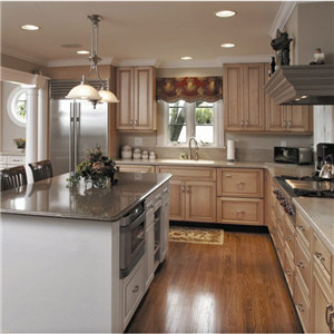 PRIMA Kitchen Cabinets Contemporary Curved Shaped Ready To Assemble Lacquer Kitchen Cabinets 