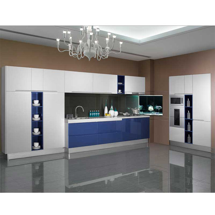 PRIMA Kitchen Cabinet Veneer Finished Modern Style Kitchen Cabinet 