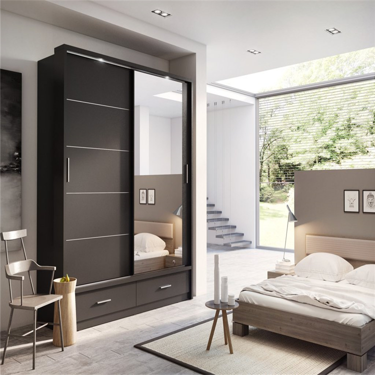PRIMA Wardrobes Wholesale Price Customized Color Modern Home Furniture Wood Bedroom Wardrobes