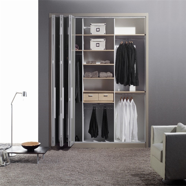PRIMA Wardrobes Contemporary Solid Wooden Design Melamine Finish Bedroom Wardrobe