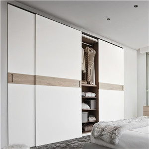 PRIMA Wardrobe Modern and Simple Mirrored light Luxury Bedroom Wooden Combination Wardrobe