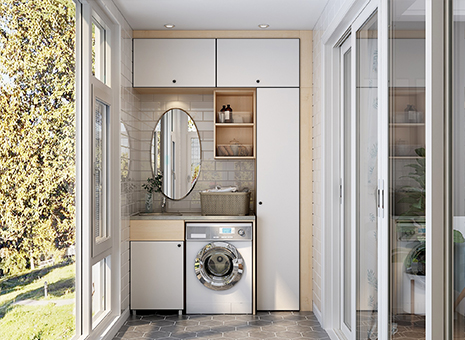 Shaker Laundry Cabinets: Bringing Style and Functionality to Your Laundry Room